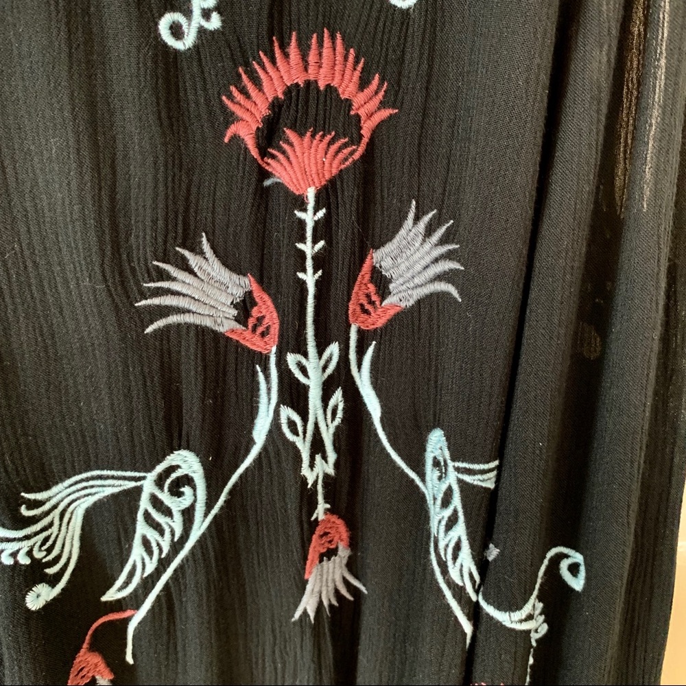 Free People Adelaide Festival Dress Black S NWT - Picture 8 of 8